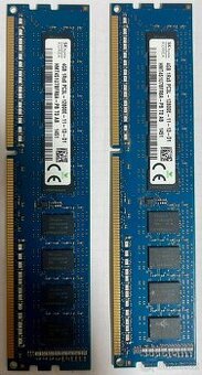 8 GB DDR3 ECC (2x 4GB) paměti