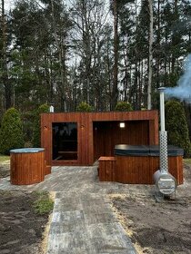 venkovní finská sauna thermo premium - SPA SET