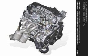 Motor BMW N43B20A - díly