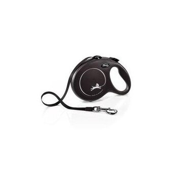 Vodítko FLEXI Classic NEW L pásek 8m/50kg černá