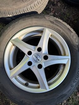 15“ Alu kola 5x112 zánovním pneu 195/65 r15