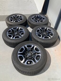 Originální sada alu disků - Toyota Hilux vč. pneu