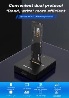 Externí box SSD NVMe M2 10 Gbps USB Typ C 3.2