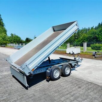 3-stranná hydraulická sklopka 2700Kg, 3,30mx1,76,ALU bočnice