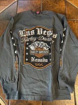 Harley Davidson tričko s dlouhým rukávem unisex vel. S