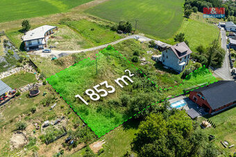 Prodej pozemku k bydlení, 1853 m², Kateřinice