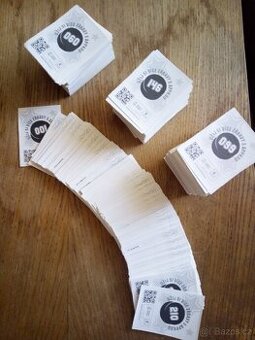 Hokejové samolepící karty kompletní Sada