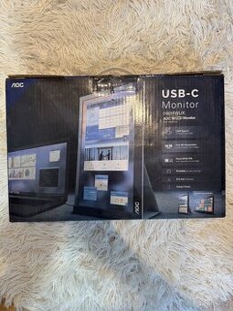AOC 16” USB-C přenosný monitor I1601FWUX – Full HD IPS