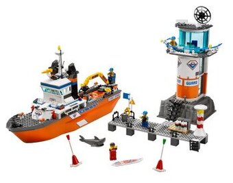 LEGO City 7739 Pobřežní hlídka Hlídkový člun a věž