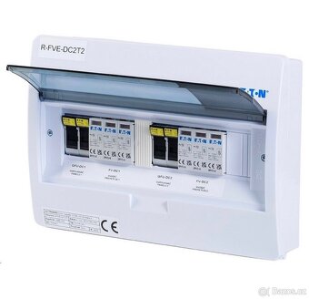 Rozvaděč R-FVE-DC2T2 EATON, pro dva stringy.