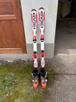 dětské lyže 117cm + boty 23