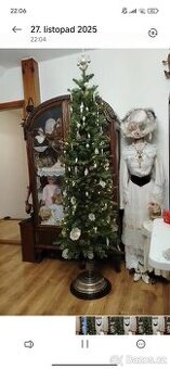 Starožitný hrací stojan na vánoční stromeček