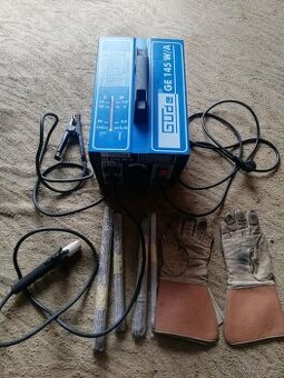 SVÁŘEČKA, trafo GUDE GE 145 W/A, včetně elektrod různé síly,
