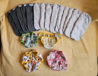 Novorozenecké svrchní PUL kalhotky 5-15 kg vkládací pleny