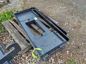 Paletizační vidle pro smykový nakladač + kapsy na hroty