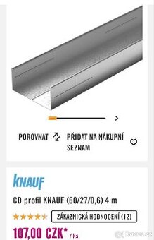 SDK profil CD Knauf 4m