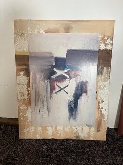 Obraz „XX“ – abstraktní motiv, 67 × 92 cm