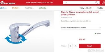 zánovní baterie Sázava s otočným ústím 150 mm