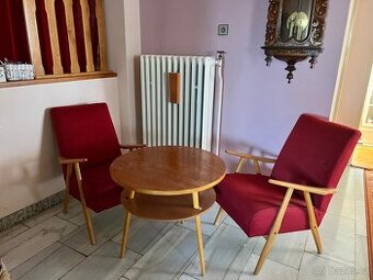 Sestava stolek + 2 křesla