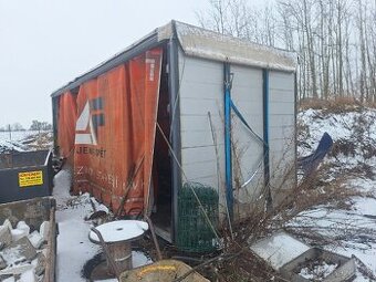 Plachtová nástavba , shrnovací boky