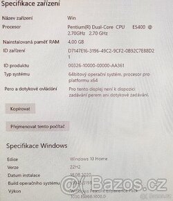kancelářské PC na základní věci - komplet
