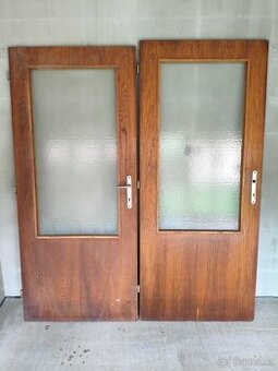 Prosklené dveře 80 levé 2ks