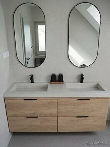 Designové umyvadlo z obkladů a dlažeb