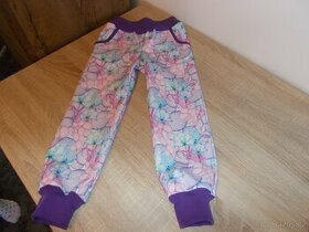 Nové softshelové kalhoty jaro-podzim vel.110 - 1