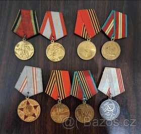 Originální set pamětních medailí SSSR