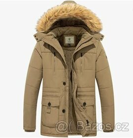Pánské zimní ležérní fleecové kabáty - 1