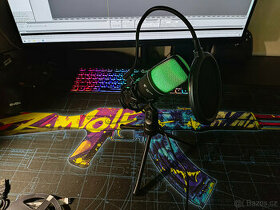 Nový kondezátorový mikrofon s RGB podsvícením a filtrem - 1