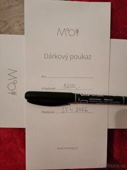 Dárkový poukaz Mooyyy - šperky