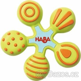 Silikonové kousátko hvězdička zelená HABA