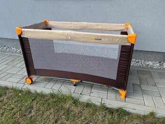 přenosná cestovní postýlka s vyvýšeným spaním plus matrace