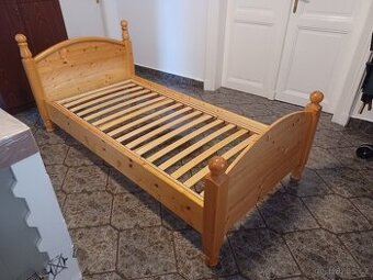 Postel z masivu borovice 90/200