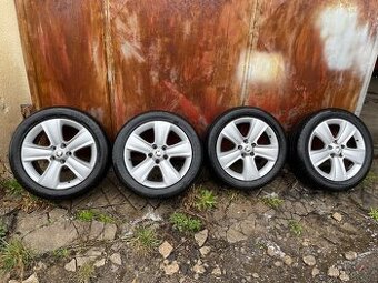 Sada alu kol 5x112 r17 Škoda 225/50 R17 ET45