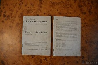 Pracovní knihy zeměpisu II. třídu měšťanských a středních š - 1