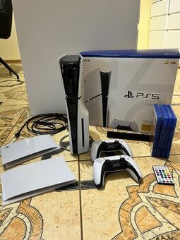 PS5 Slim s mechanikou + příslušenství + záruka