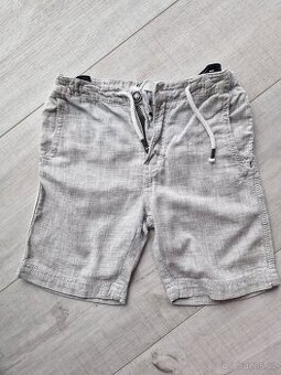 Lněné kraťasy/šortky, H&M, vel.110