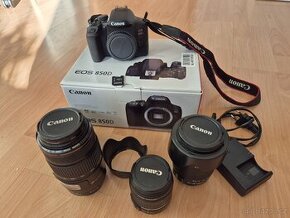 CANON EOS 850D + 75-300 IS USM + 18-55mm IS + 18-135mm IS