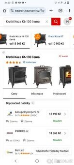 Kratki Koza K6 130 černá