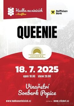 Queenie - Vinařství Sonberk - Hudba na vinicích 2025