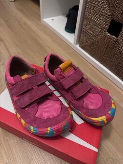 Dívčí barefoot tenisky BASE Fuxia Froddo - 1