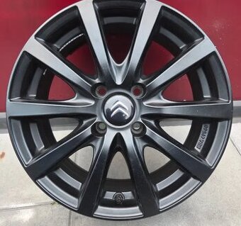 16"-HEZKÉ ČERNÉ ALU DISKY 4x108 CITROEN C4