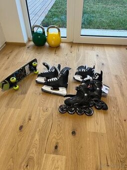Prodám úplně nové brusle, vel 29, 34