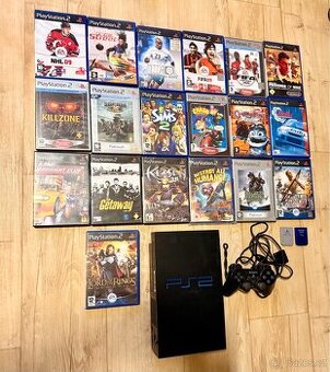 PS2 konzole a hry