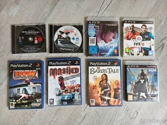 Hry na Playstation 1,2,3,4 + Euro demo PS1 disky