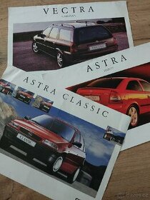 Opel Astra Vectra leták prospekt