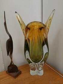 Luxusní váza z hutního skla - J. Hospodka, Chřibská - 1