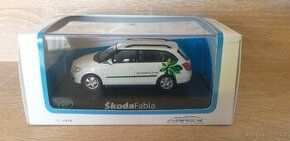 Abrex Škoda Fabia II Combi - Green Line 1:43

